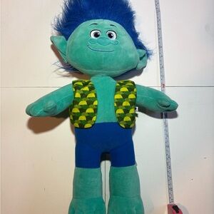 Trollbeads Green and Blue Stuffed Troll Toy